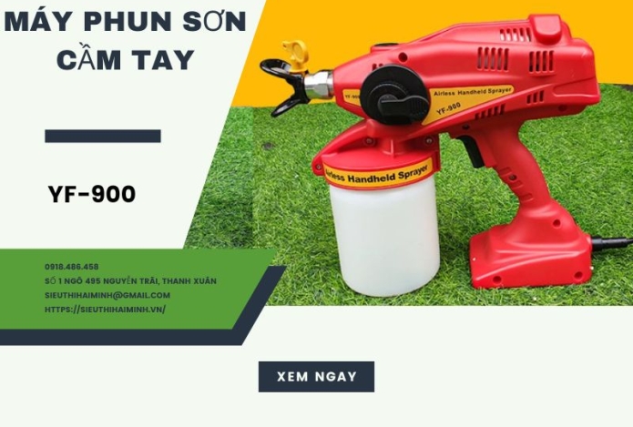 Máy Phun Sơn Cầm Tay Yamafuji Yf900 Có Gì Đặc Biệt