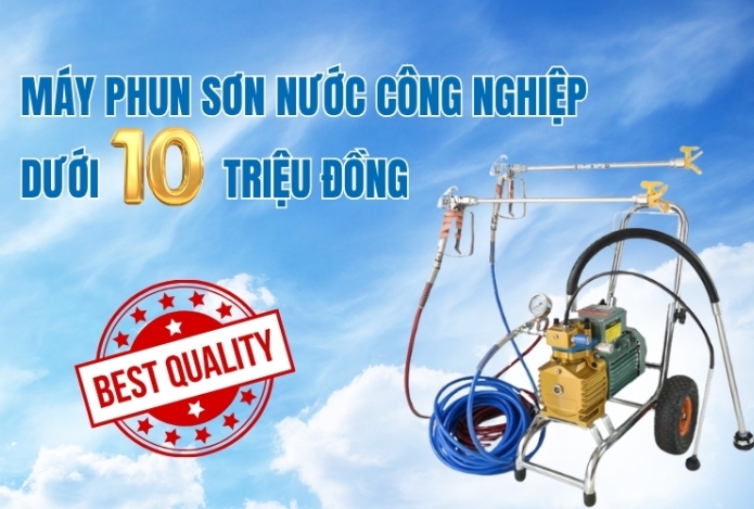 Máy phun sơn nước công nghiệp dưới 10 triệu đồng