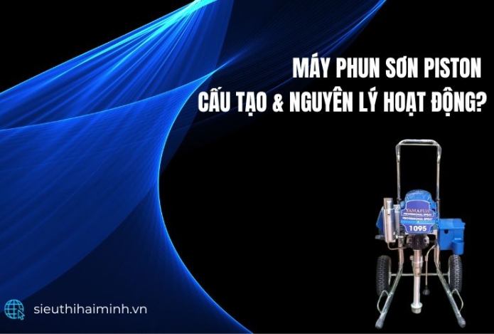 Máy phun sơn piston - Cấu tạo & Nguyên lý hoạt động?