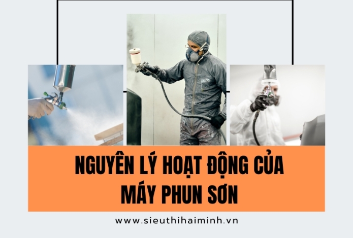 Nguyên lý hoạt động của máy phun sơn