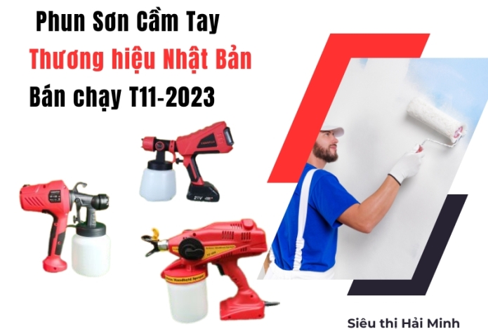 Review các mẫu máy phun sơn cầm tay bán chạy tháng 11-2023