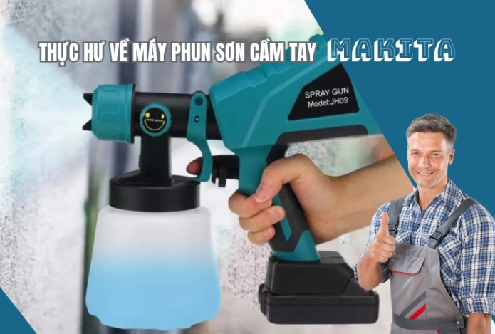 Thực Hư Về Máy Phun Sơn Cầm Tay Makita