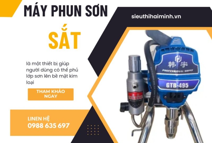Top 3 Máy Phun Sơn Sắt Cho Hiệu Quả Cao Năm 2023