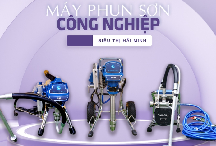 Máy phun sơn công nghiệp loại nào tốt? Cách lựa chọn