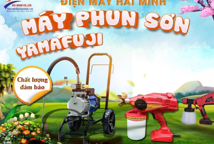 Sự khác biệt của máy phun sơn công nghiệp Yamafuji so với thị trường