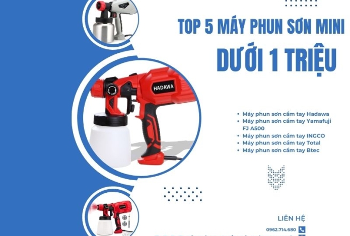 Tìm Mua Máy Phun Sơn Cầm Tay Dưới 1 Triệu Đồng
