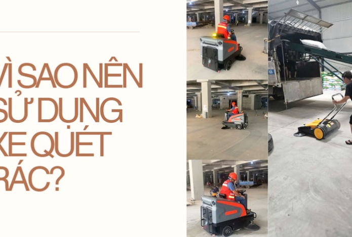 Vì sao nên sử dụng xe quét rác?