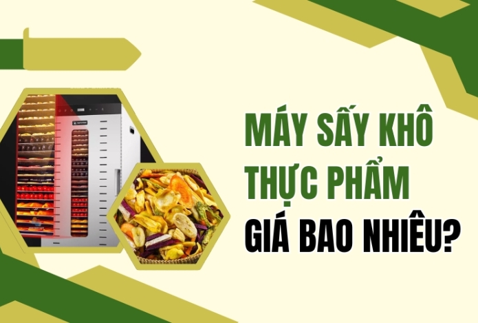 Máy sấy khô thực phẩm giá bao nhiêu?