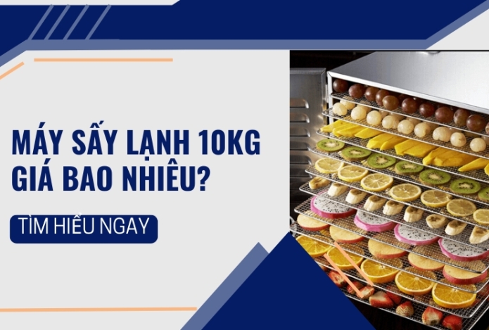 Máy sấy lạnh 10kg giá bao nhiêu? Tìm hiểu ngay
