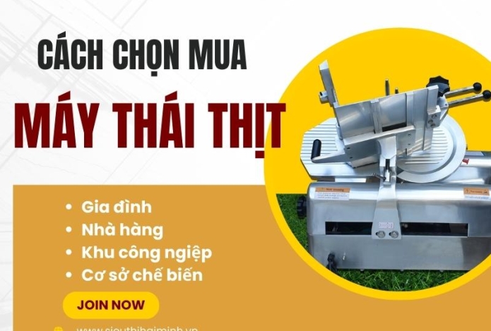 Cách chọn mua máy thái thịt phù hợp