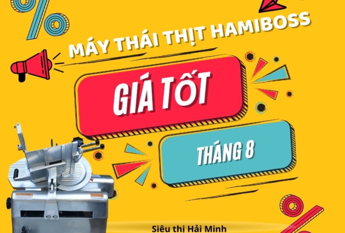 Máy thái thịt Hamiboss giá tốt Tháng 8