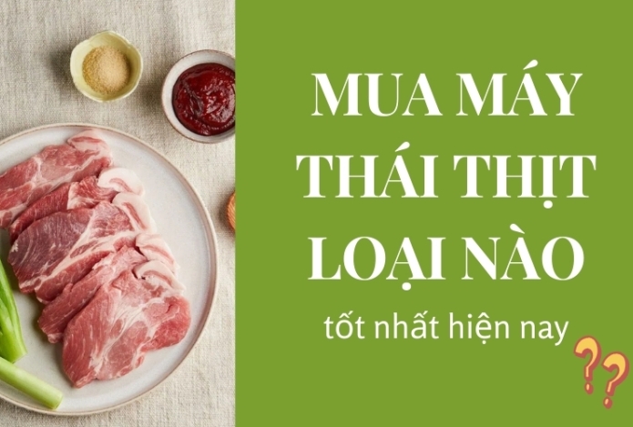 Mua máy thái thịt loại nào tốt nhất hiện nay?