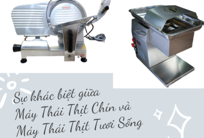 Sự Khác Biệt Giữa Máy Thái Thịt Chín Và Tươi Sống