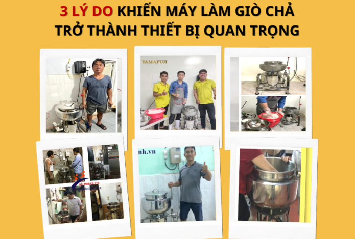 3 lý do khiến máy làm giò chả trở thành thiết bị quan trọng