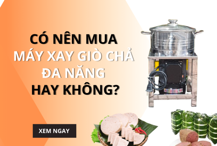 Có nên mua máy xay giò chả đa năng hay không?