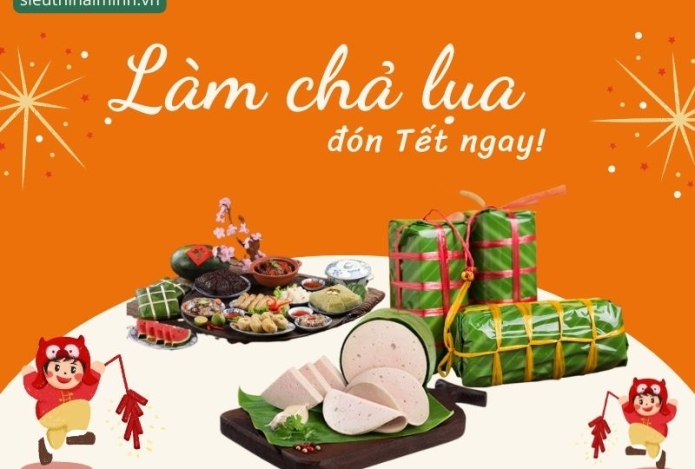 Làm chả lụa cho ngày Tết siêu dễ tại nhà
