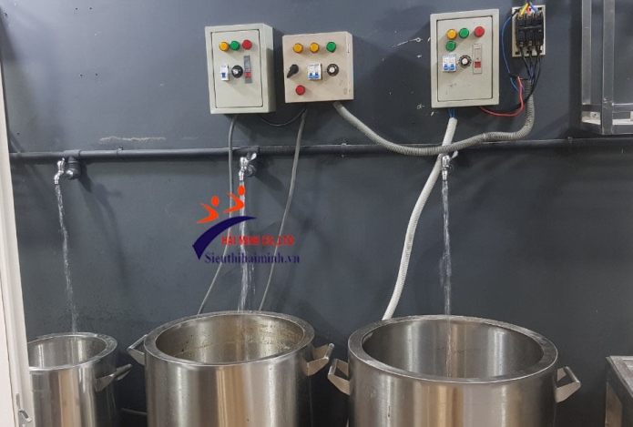 Bàn giao 3 nồi điện nấu hủ tiếu quận 6 - tphcm