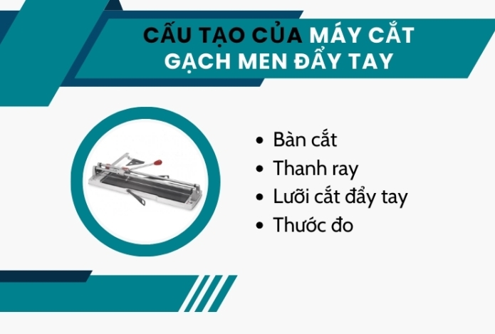 Máy Cắt Gạch Men Có Cấu Tạo Như Thế Nào?