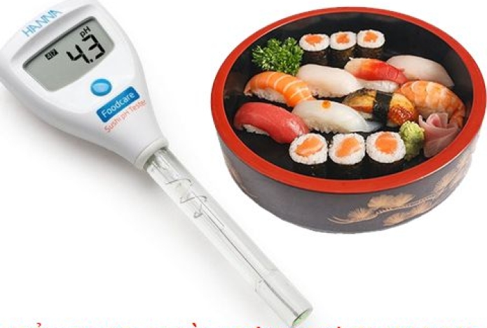 Kiểm Tra Sushi Bằng Máy Đo Độ Ph Hi981035