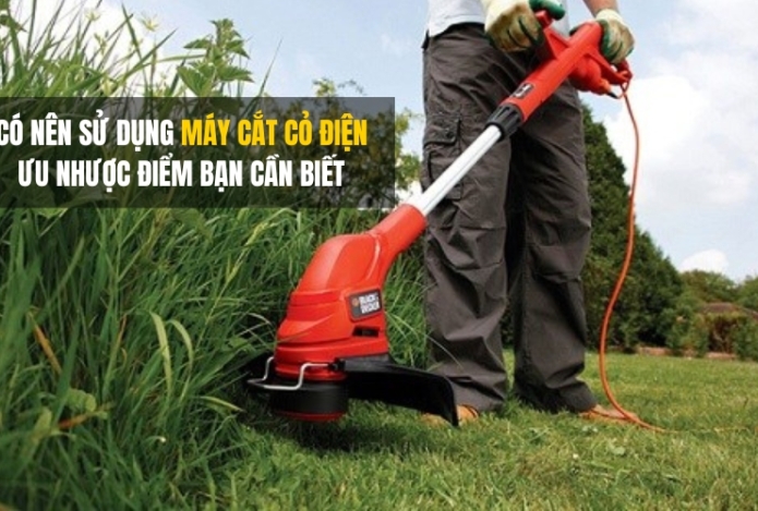 Có Nên Sử Dụng Máy Cắt Cỏ Điện? Ưu Nhược Điểm Bạn Cần Biết