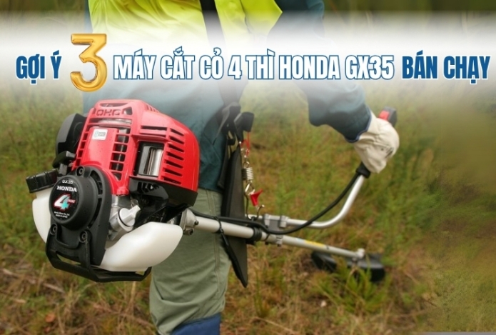 Gợi ý 3 máy cắt cỏ 4 thì honda gx35 bán chạy