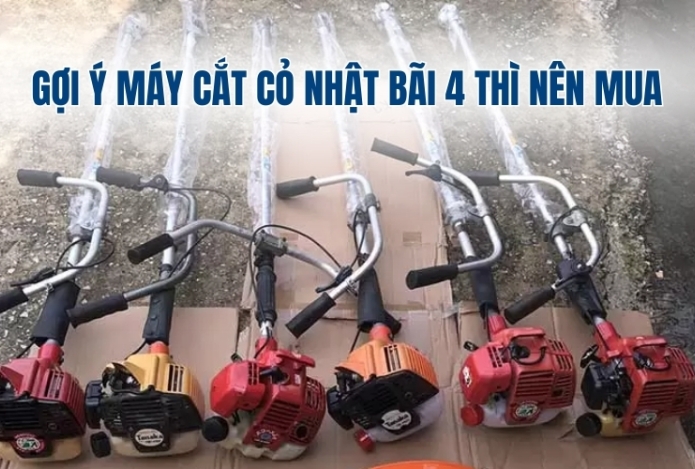 Gợi ý máy cắt cỏ nhật bãi 4 thì nên mua