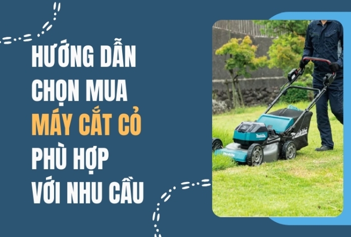 Hướng dẫn chọn mua máy cắt cỏ phù hợp với nhu cầu