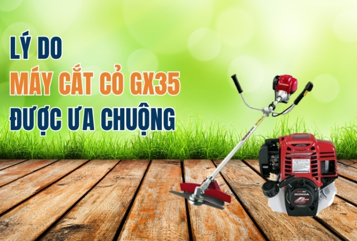 Lý do máy cắt cỏ gx35 được ưa chuộng