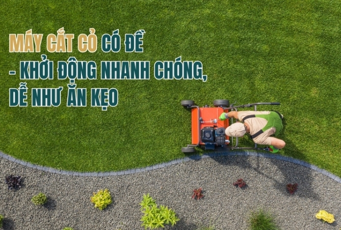 Máy Cắt Cỏ Có Đề - Khởi Động Nhanh Chóng, Dễ Như Ăn Kẹo