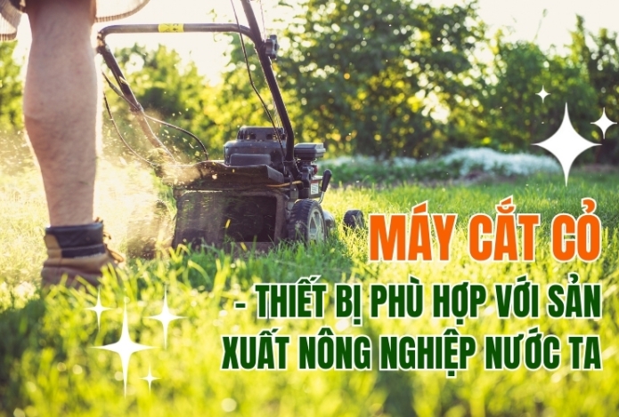 Máy Cắt Cỏ - Thiết Bị Phù Hợp Với Sản Xuất Nông Nghiệp Nước Ta