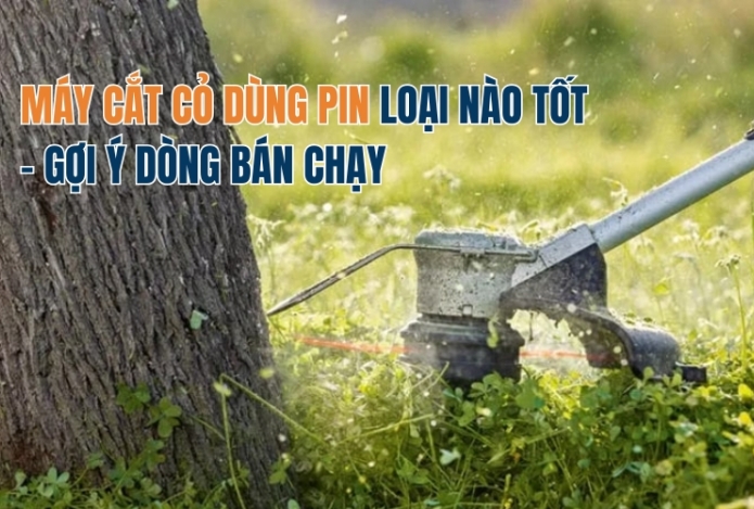 Máy Cắt Cỏ Dùng Pin Loại Nào Tốt - Gợi Ý Dòng Máy Bán Chạy