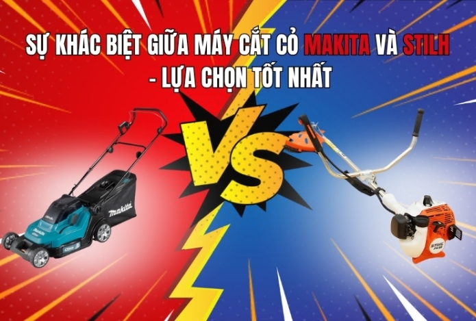Sự khác biệt giữa máy cắt cỏ Makita và Stilh - lựa chọn tốt nhất