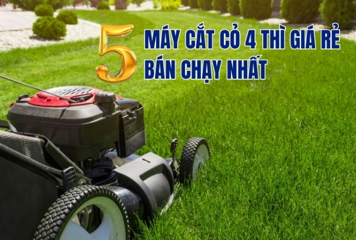 Top 5 máy cắt cỏ 4 thì giá rẻ bán chạy nhất