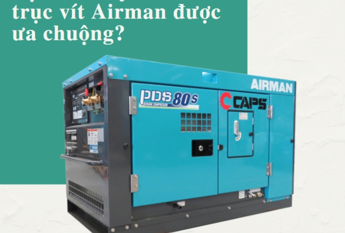 Tại sao máy nén khí trục vít Airman được ưa chuộng?