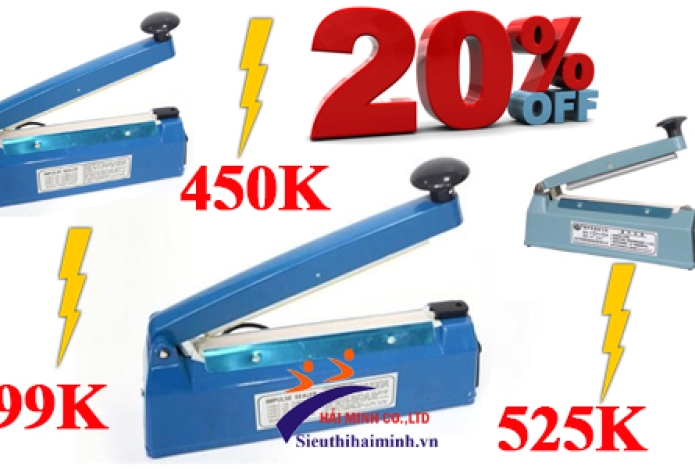 Máy Hàn Miệng Túi Giá Cực Shock Chỉ Từ 400K Giao Hàng Toàn Quốc