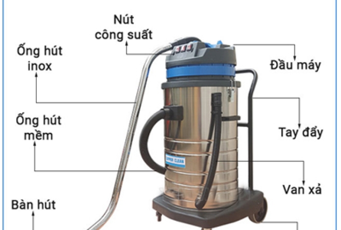 Đánh Giá Chất Lượng Máy Hút Bụi Công Nghiệp Supper Clean Sc-90