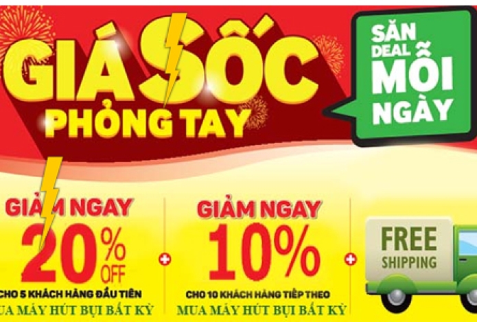 Mua Máy Hút Bụi Giá Rẻ, Nhiều Khuyến Mãi Hấp Dẫn