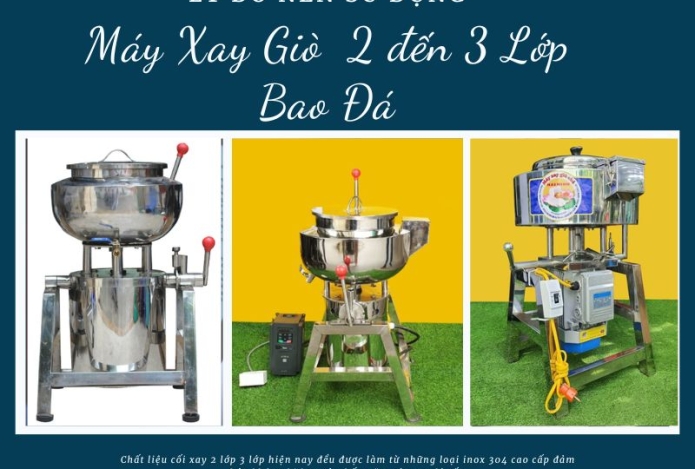 Lý do nên Dùng Máy Xay Giò Chả Có 2 đến 3 Lớp Bao Đá