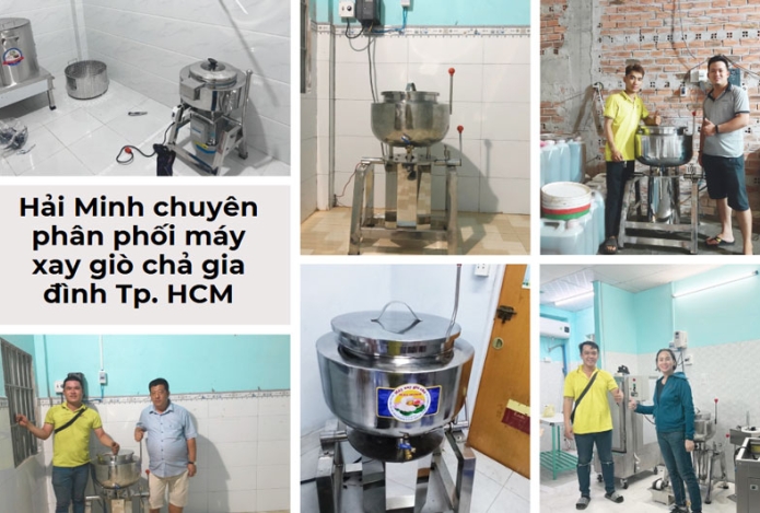 Địa chỉ phân phối máy xay giò chả gia đình Tp. HCM