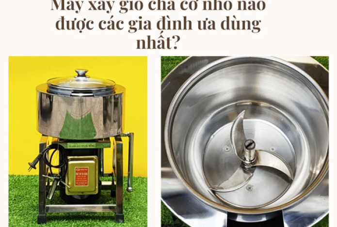 Máy xay giò chả cỡ nhỏ nào được các gia đình ưa dùng nhất?