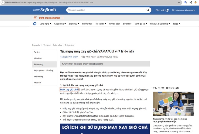 Websosanh.vn | Tậu ngay máy xay giò chả YAMAFUJI vì 7 lý do này