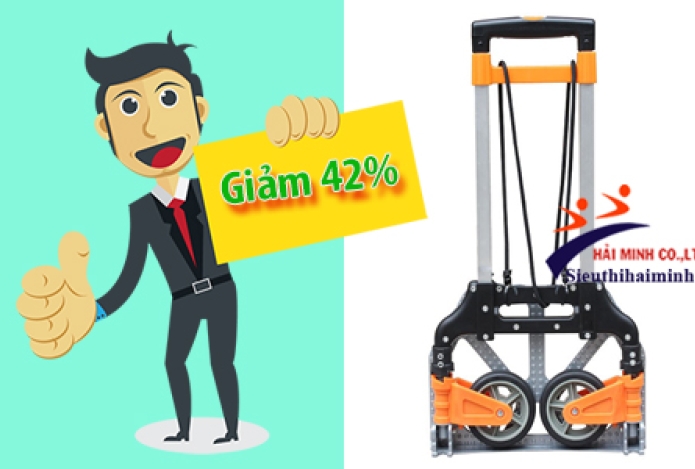 Xe đẩy hàng 2 bánh rút gọn ADVINDEQ TL-80C giá chỉ 670.000 VNĐ