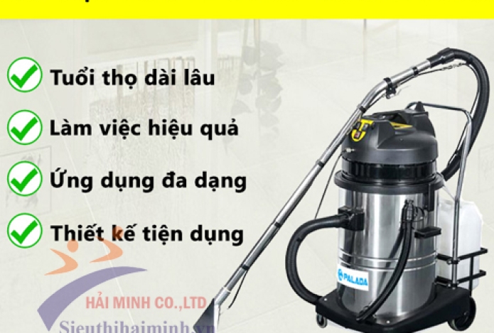 Review Máy Giặt Thảm Phun Hút Palada Pd-602a