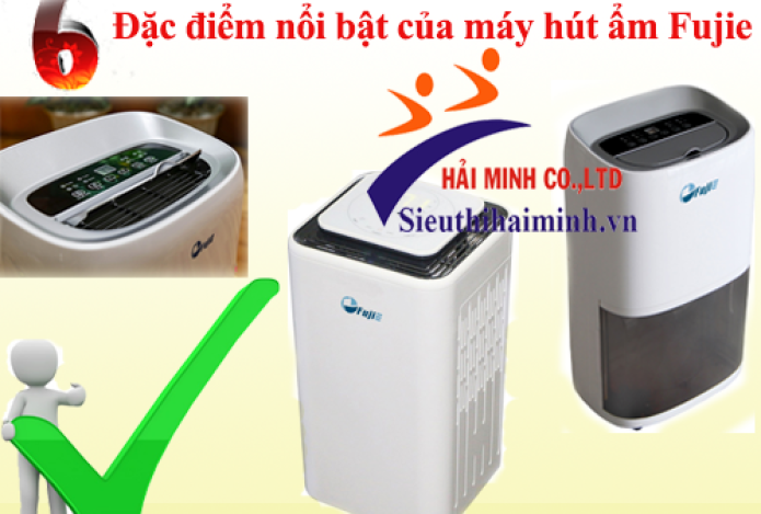 6 Đặc điểm nổi bật của máy hút ẩm Fujie