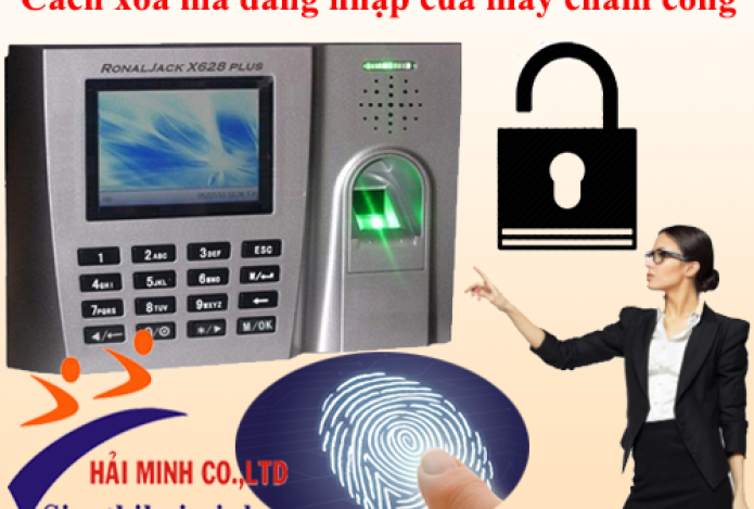 Cách xóa mã đăng nhập của máy chấm công