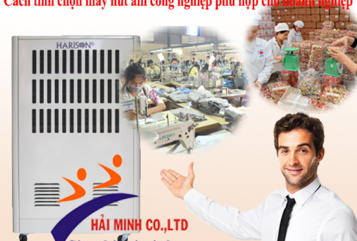 Cách tính chọn máy hút ẩm công nghiệp phù hợp cho doanh nghiệp