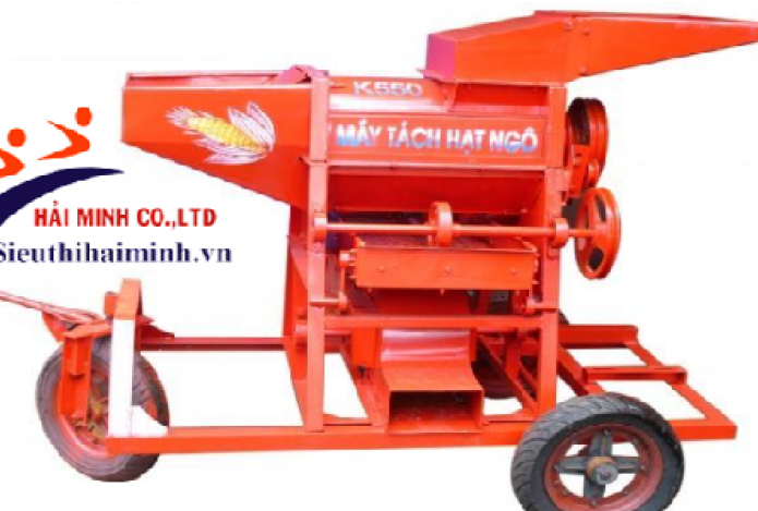 Máy tách hạt bắp HMQ - 02 giá rẻ, chất lượng cho bà con