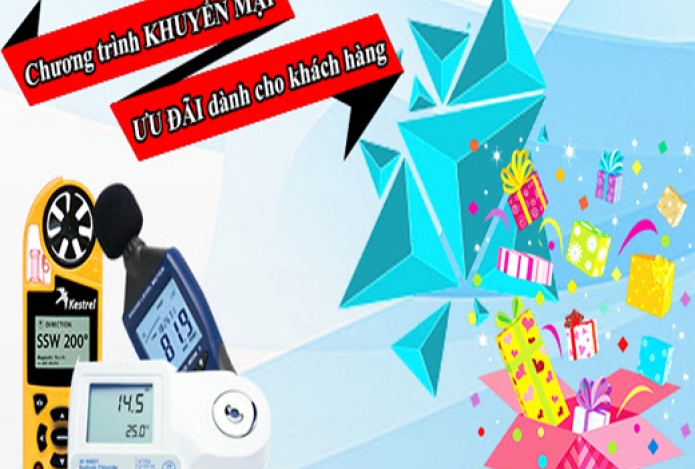 Tuần lễ vàng-Rộn ràng khuyến mại thiết bị đo