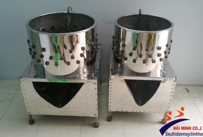 Cấu tạo cùng nguyên lý làm việc của máy vặt lông gia cầm.