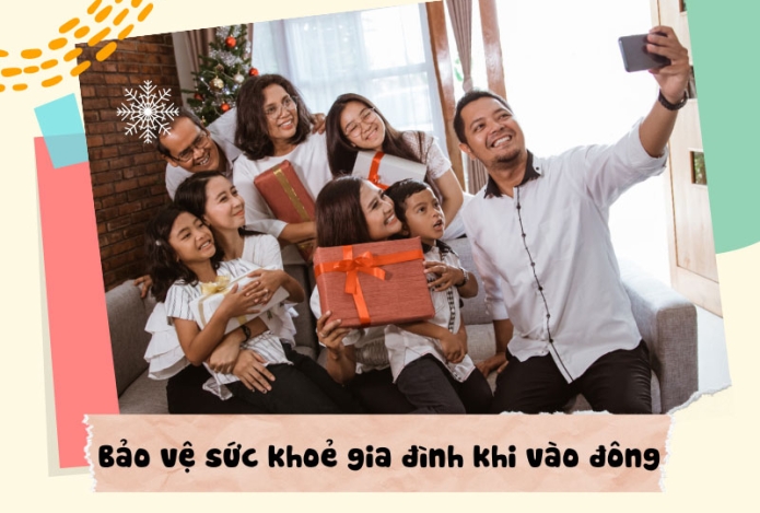 Bảo vệ sức khoẻ gia đình khi vào đông